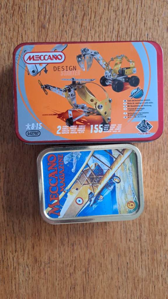 Meccano Promotional Tins