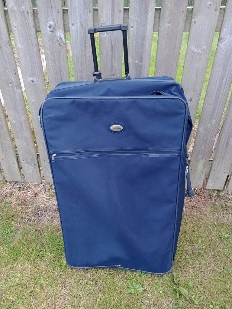 Large Navy Blue Suitcase
