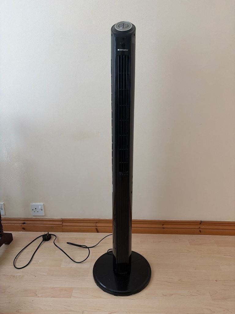 Dimplex Mont Blanc black tall tan - H48” base W12”