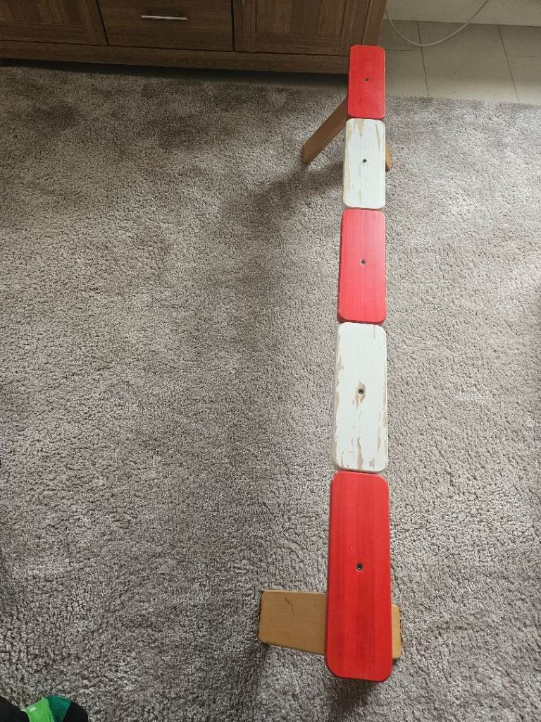 Gymnastic kids balance beam
