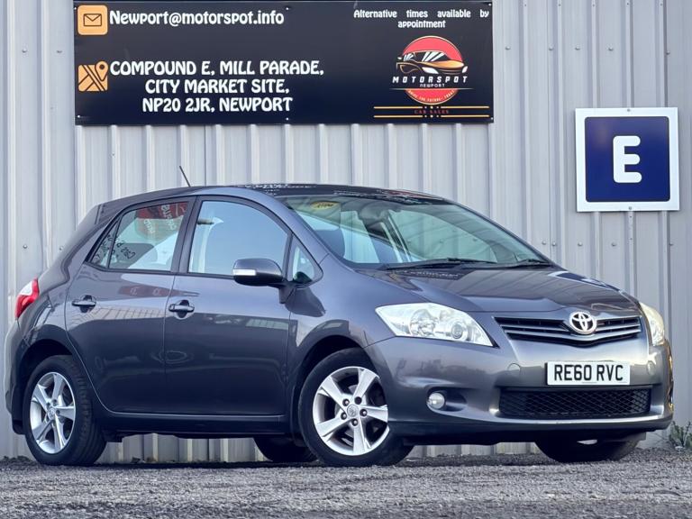 2010 Toyota Auris 1.6 V-Matic TR 5dr MM HATCHBACK Petrol Manual
