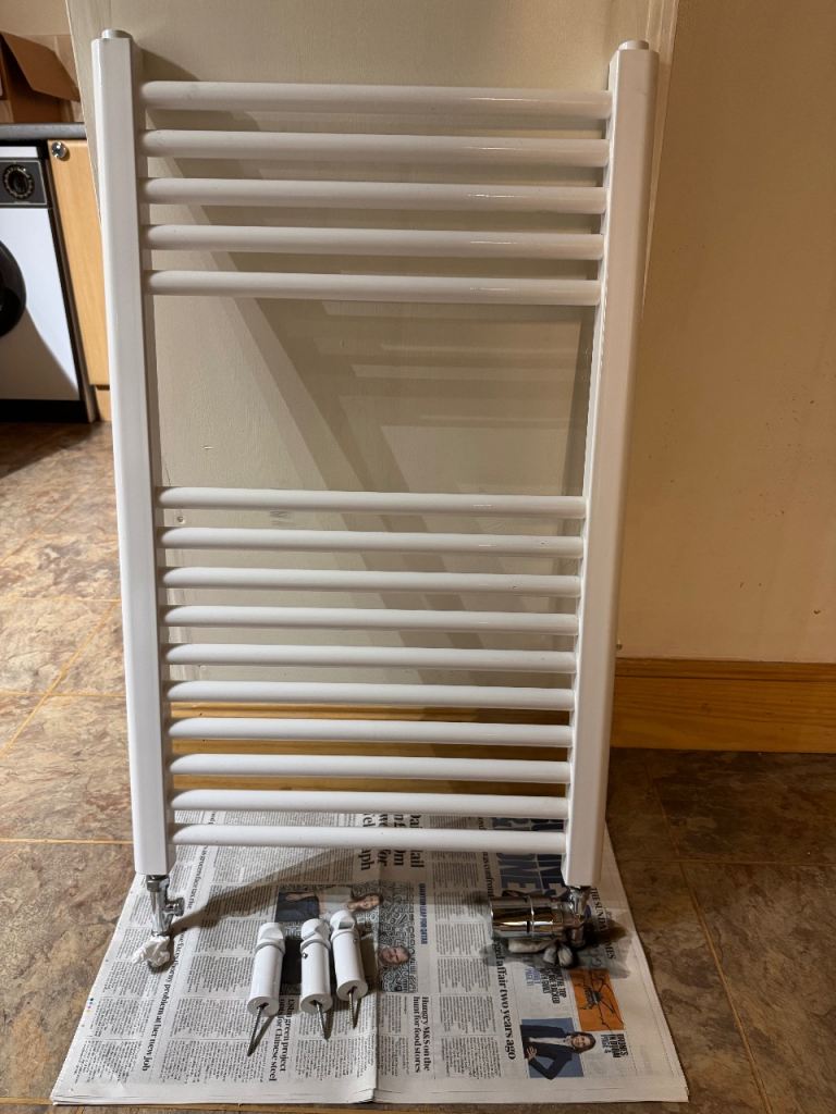 White Towel Warmer Rail