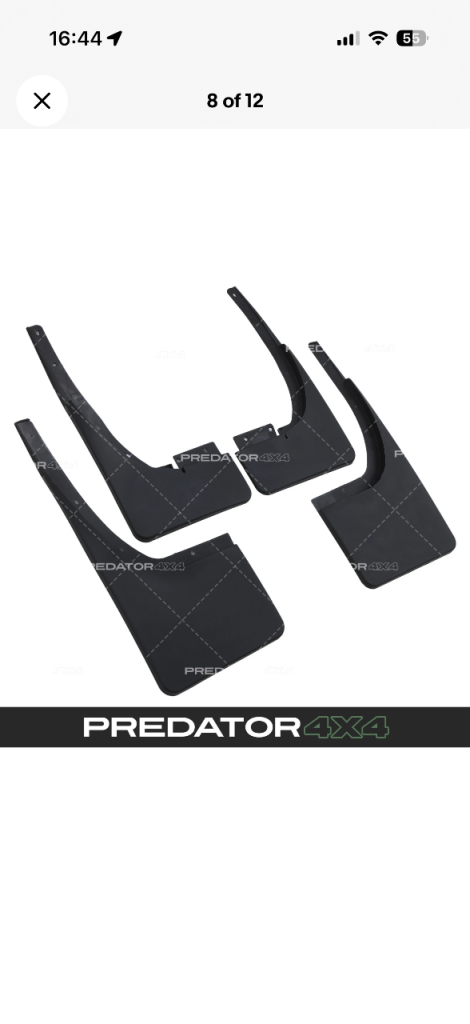 Ford Ranger Predator Mud Guards