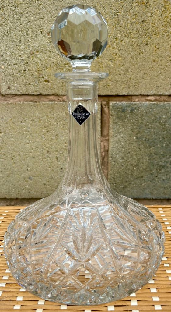 Edinburgh Crystal Ships Decanter