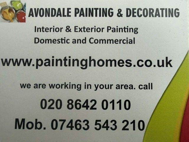 Painter ,Painting & Decorating -Tooting /Residential & commercial painting