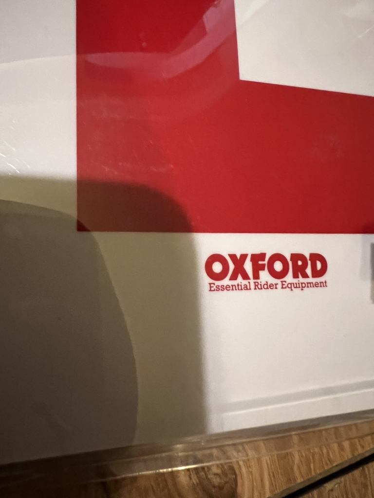 L Plate Kit Essential Motorcycle and Scooter New, Unused