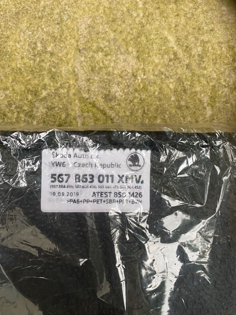 Skoda Kodiaq floor mats x4 2017-2023