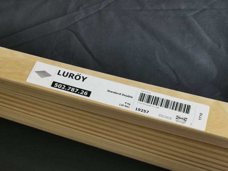 IKEA Luroy Standard Double Bed slats