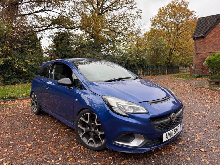 2016 Vauxhall Corsa VXR 1.6 turbo modified metallic blue