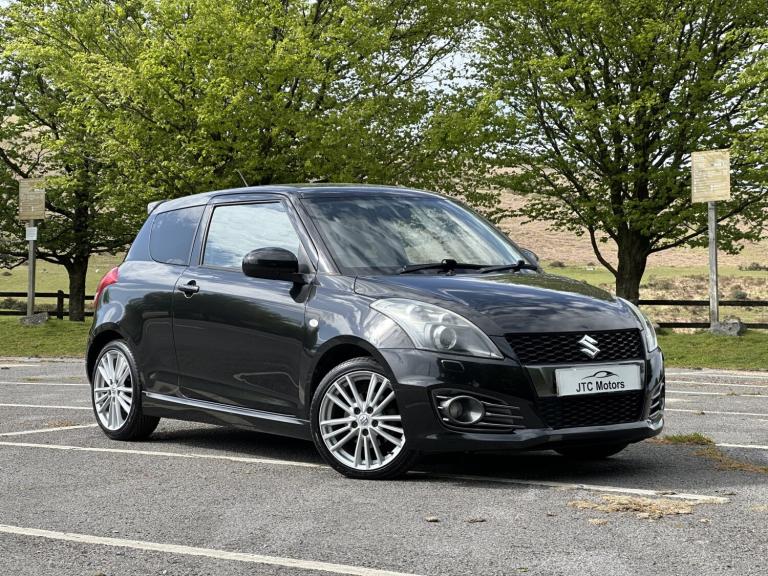 SUZUKI SWIFT 1.6 Sport 3dr Man, petrol, black + low mileage 2013