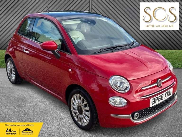 2018 Fiat 500 1.2 1.2 69hp Lounge Hatchback Petrol Manual