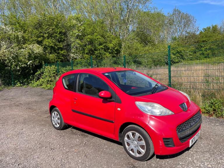 PEUGEOT 107 1.0 URBAN 11 REG RED 3 DOOR MOT JULY 18TH 2026 TAX £20 SERVICE HISTORY 60+MPG