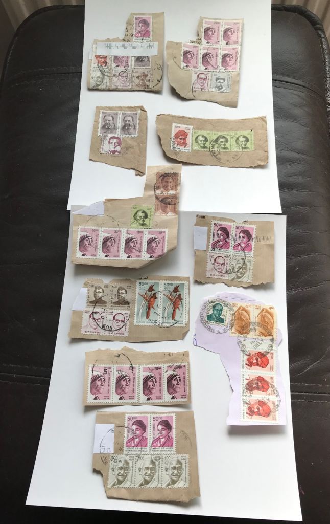 India Stamps Used Ghandi/Mother Teresa + Others