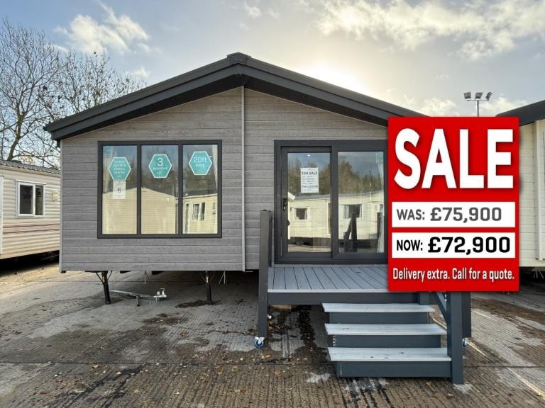 NEW - 3 Bed Resi Spec Twin Lodge - DG, CH, Ensuite - Offsite Sale for Own Land