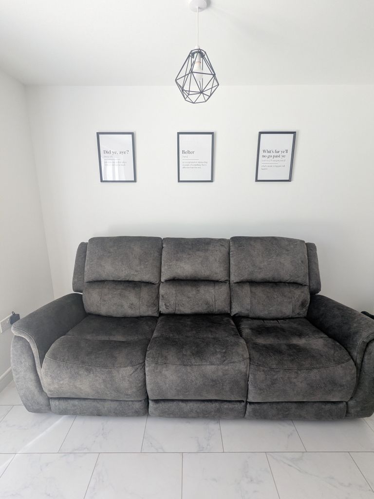 Grey sofa 
