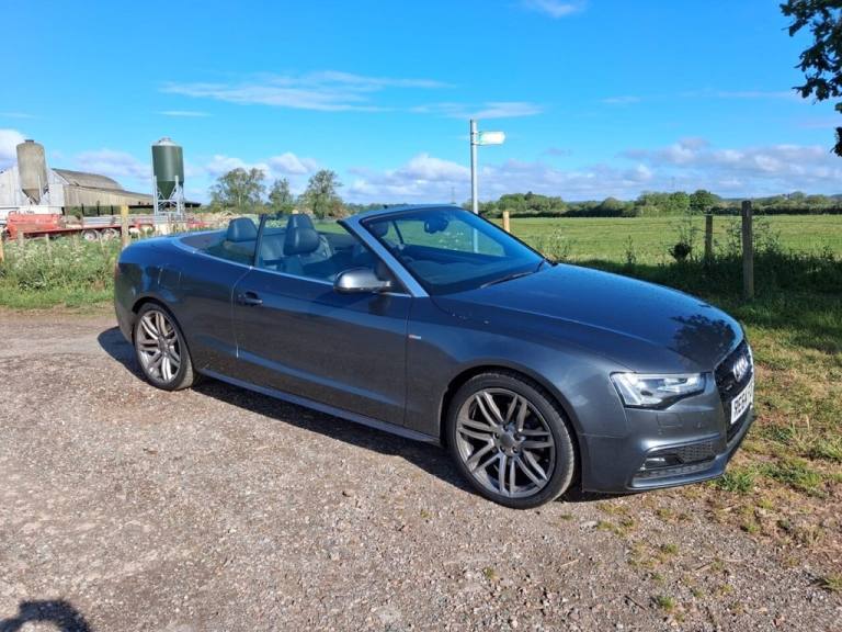 2014 Audi A5 2.0T FSI 225 Quattro S Line Spec Ed 2dr S Tronic CONVERTIBLE PETROL Automatic