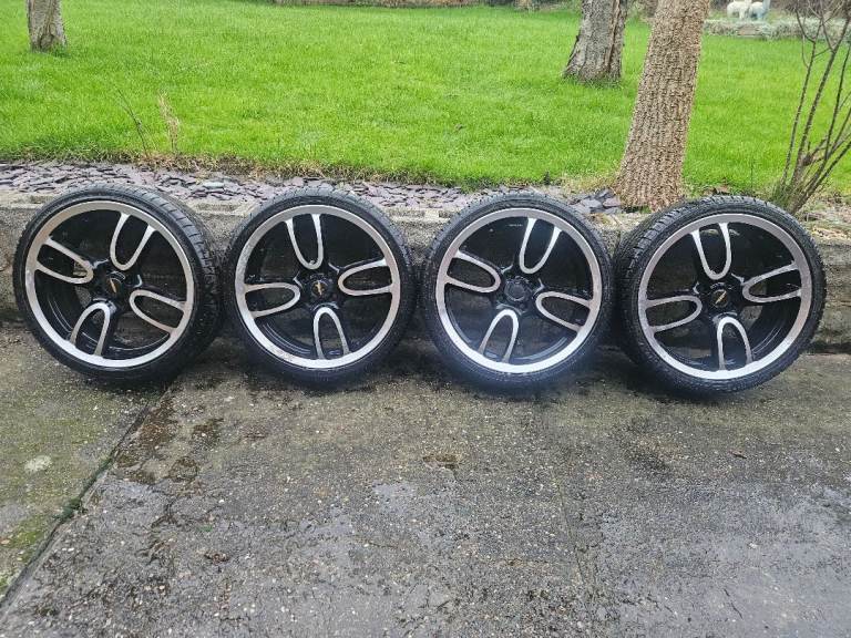 John Cooper Works alloy wheels x4 diamond cut 18inch