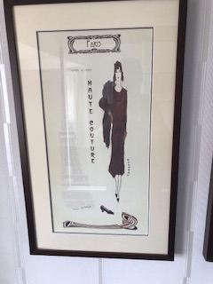 Paris haute couture framed prints