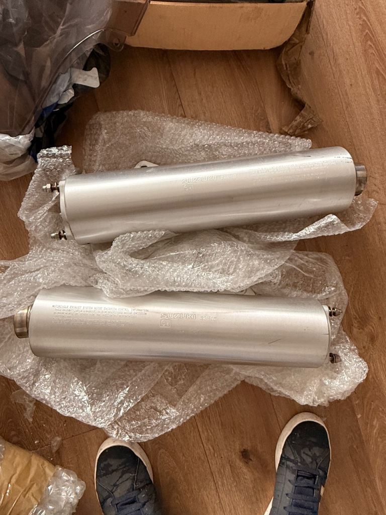 Gsx1300 Hayabusa end cans