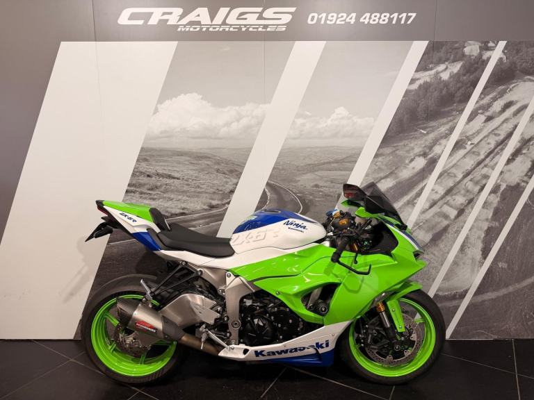 KAWASAKI ZX 636 R 40TH ANNIVERSARY 2024 MODEL ONLY 1381 MILES AT CRAIGS MC 