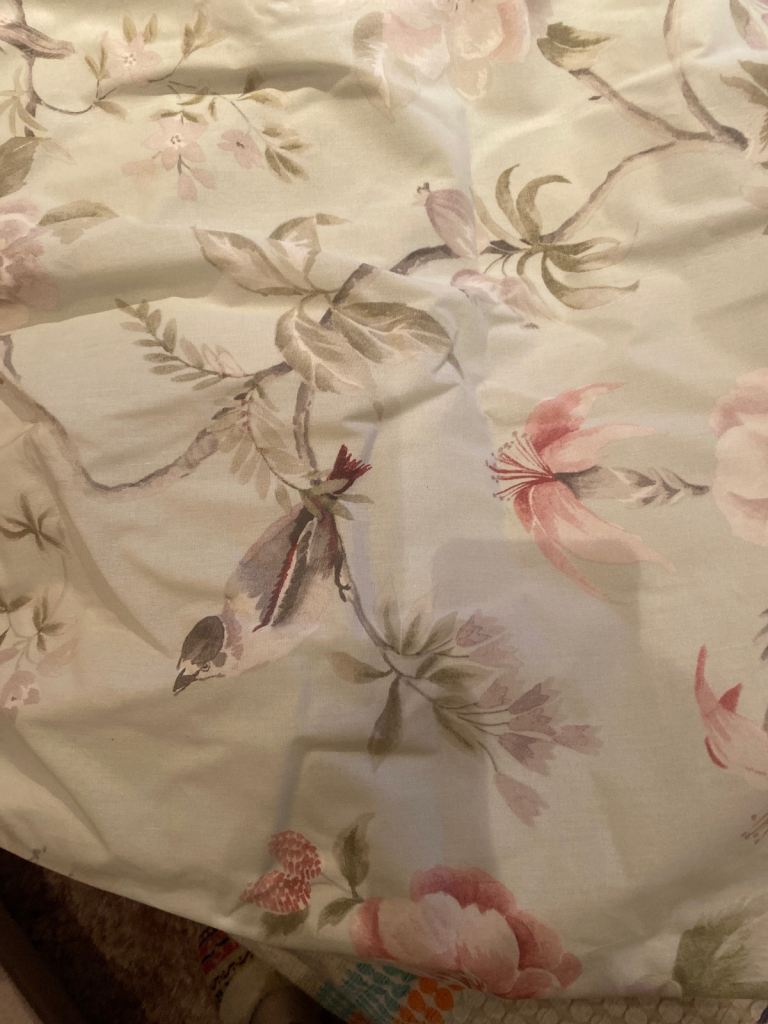 Pair of bedroom curtains. 