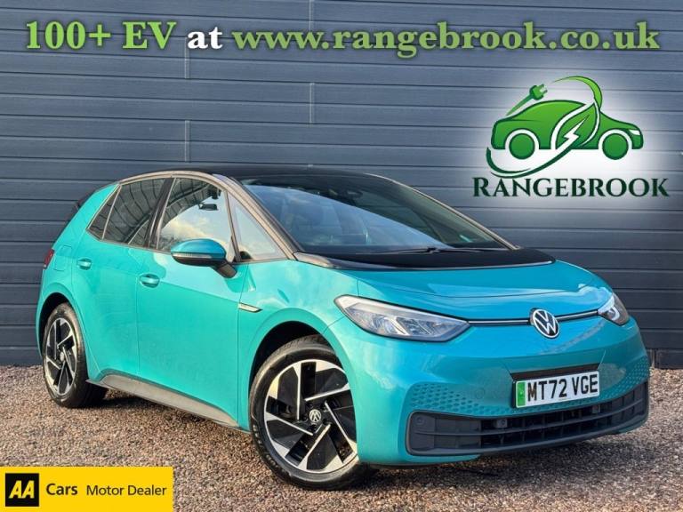 2022 72 VOLKSWAGEN ID.3 PRO PERFORMANCE 58KWH LIFE HATCHBACK 5DR ELECTRIC AUTO 