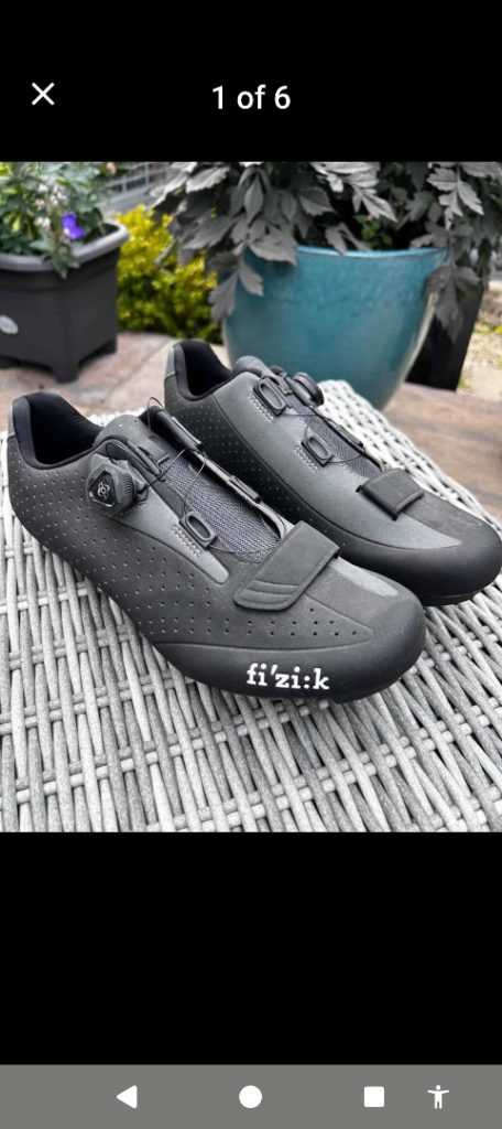 FIZIK Vento Stabilita Carbon Road Shoes - Black, Size EU 44