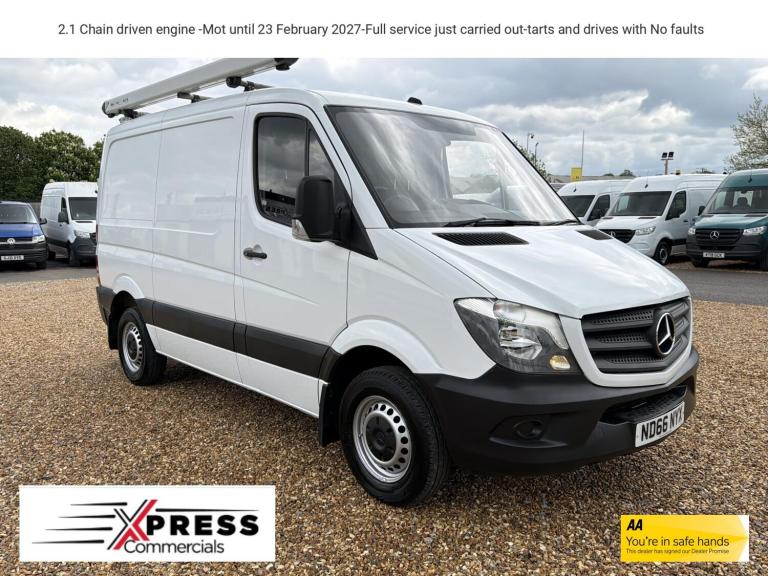 2016 Mercedes-Benz Sprinter 2.1 211 CDi Panel Van 5dr Diesel Manual RWD L2 (234 g/km, 112 bhp) Pa...