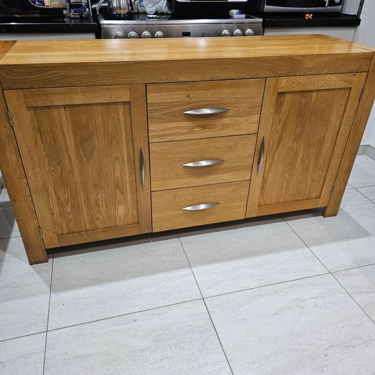 image for Solid Oak side board
