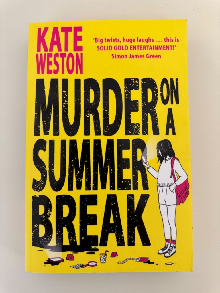 Murder on a summer break by Kate Weston paperback book