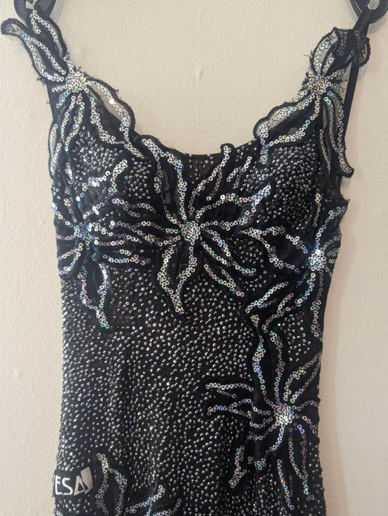 NEW SWAROVSKI 'VESA' LATIN DANCE DRESS - SEE VIDEO!