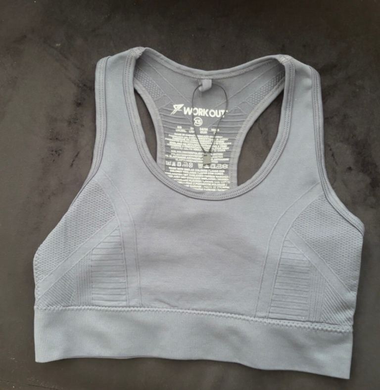 XS Grey Sports Bra