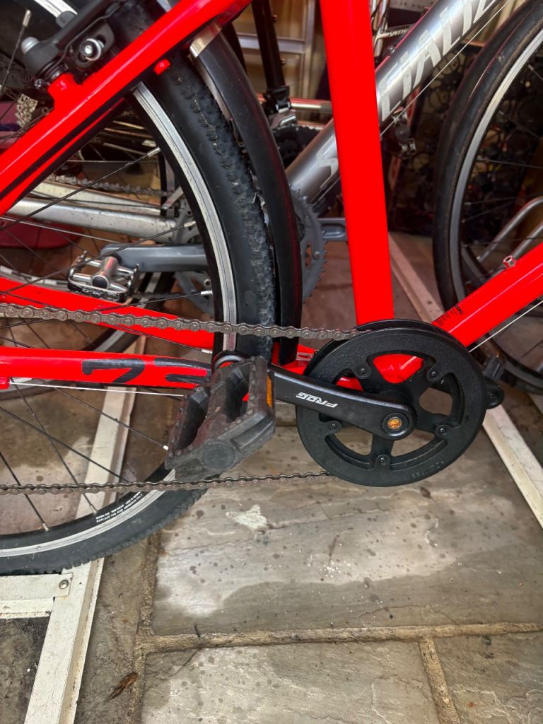 Red children mountain frog bike