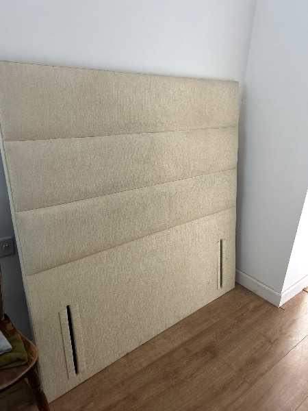 Cream Fabric Headboard – Good Condition