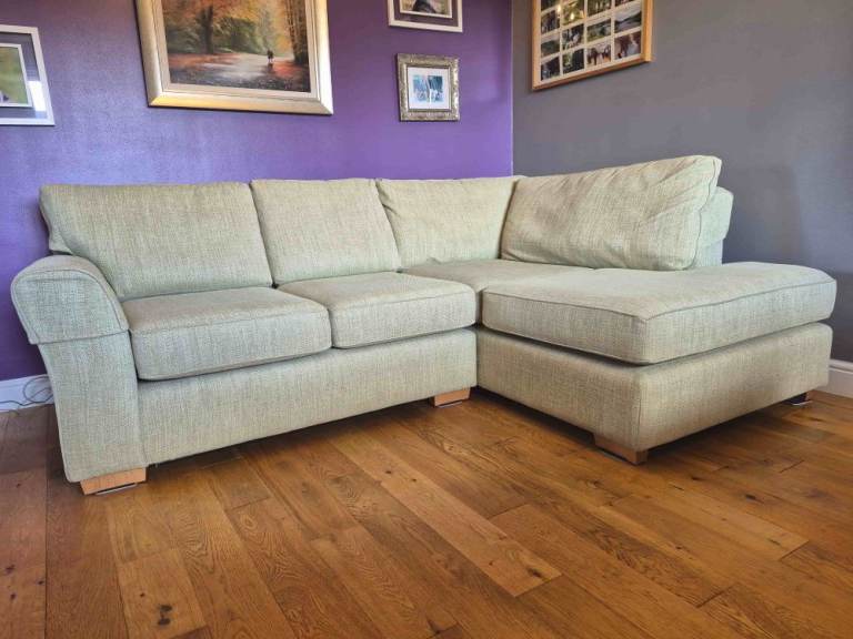 Next Michigan Green Corner Sofa – 4 Seater Chaise