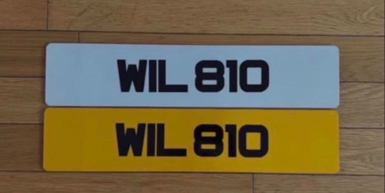 Number plate Cherished registration