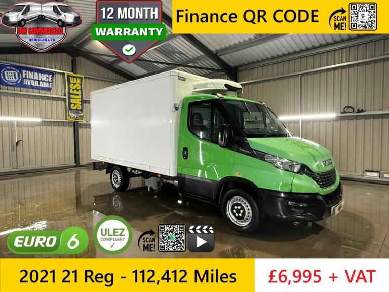 2021 21 Reg Iveco Daily 2.3 35S14 Fridge Freezer 8 Speed Hi-Matic Auto + VAT