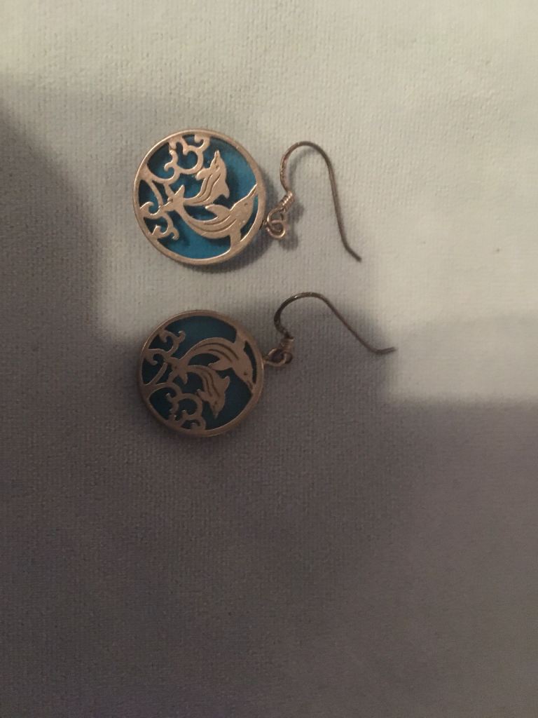 Vintage silver earrings 