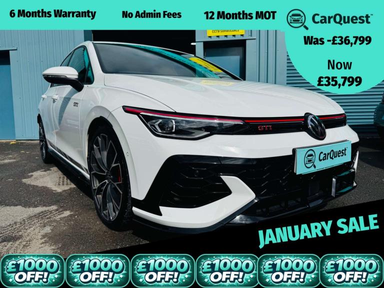 2025 Volkswagen Golf 2.0 Golf GTi Clubsport TSi Semi-Auto 5dr Hatchback Petrol Automatic