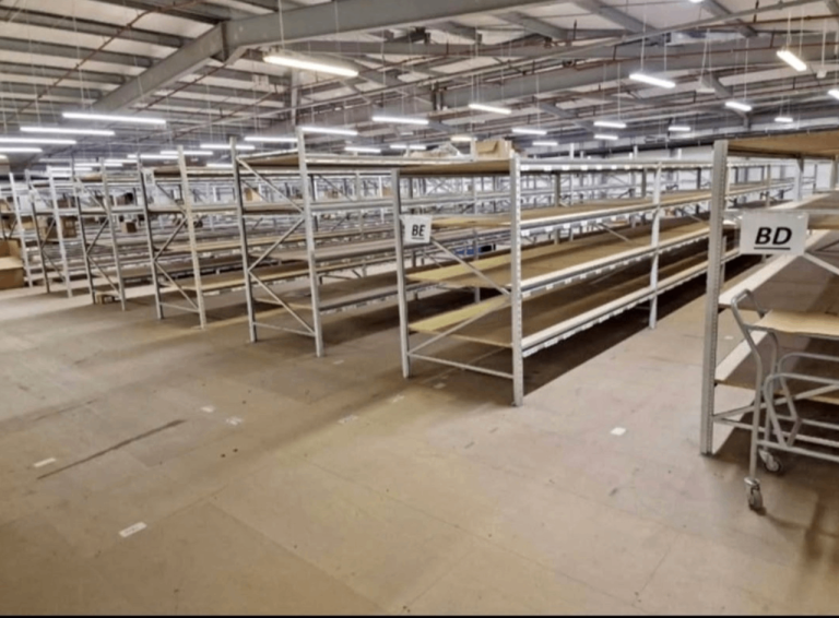 Heavy duty pallet racking (job lot)