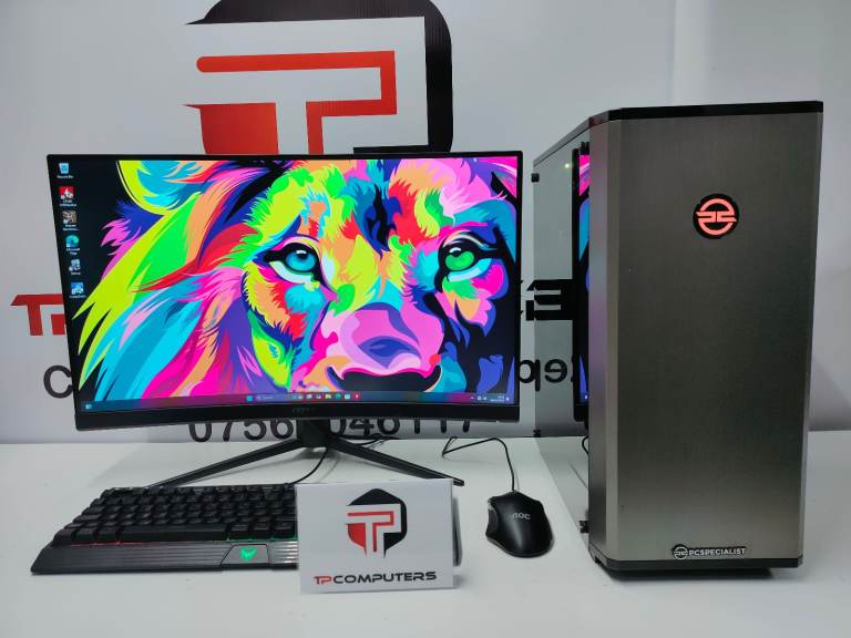 Fast Gaming Computer PC Setup 165HZ Curved Monitor | RTX 3070 | i7 11th | 32GB RAM