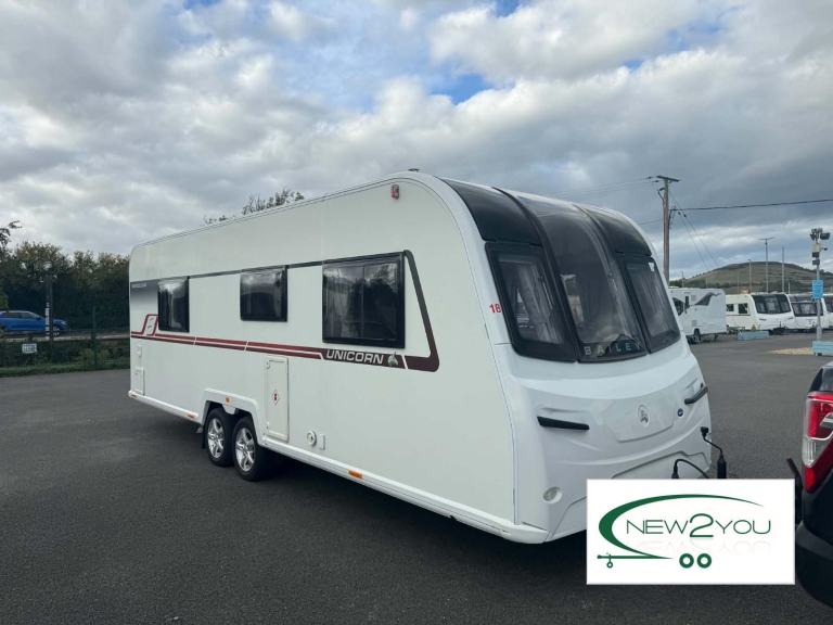 2019 Bailey Unicorn Barcelona 4 Berth FIXED BED Caravan - STOCK J055