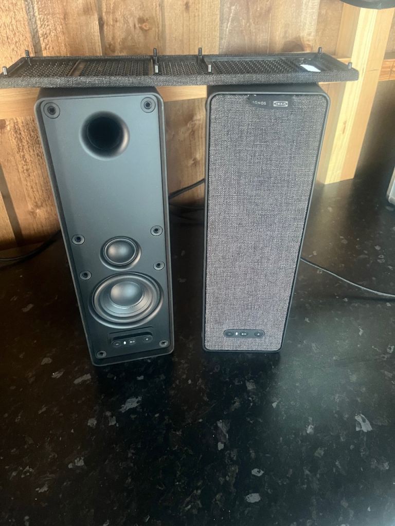 pair of sonos/ikea symfonisk speakers