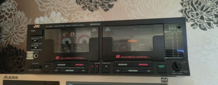 JVC Stereo Double Cassette Deck – Good Condition