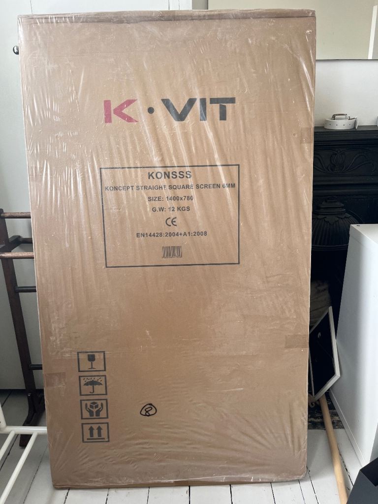 K-VIT KONS55 Quadrant Shower screen – New in Box