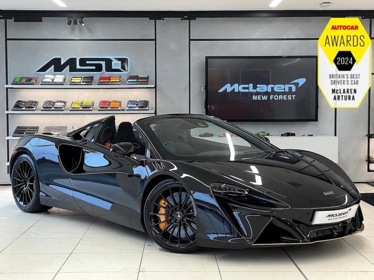 2025 McLaren Artura 3.0T V6 7.4kWh Spider 2dr Petrol Plug-in Hybrid SSG Euro 6 (s/s) (700 ps) CON...