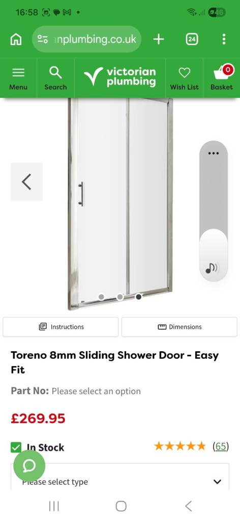 New double shower sliding door