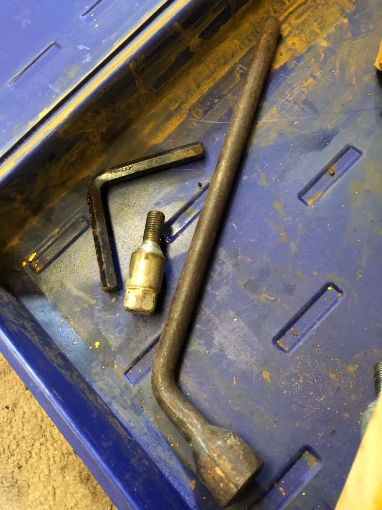 Stronghold caravan/Motorhome wheel clamp.