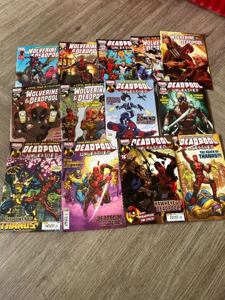 Marvel Deadpool Panini UK Comics Job Lot 13 Issues 