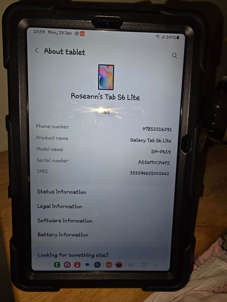 Samsung galaxy tab S6 lite